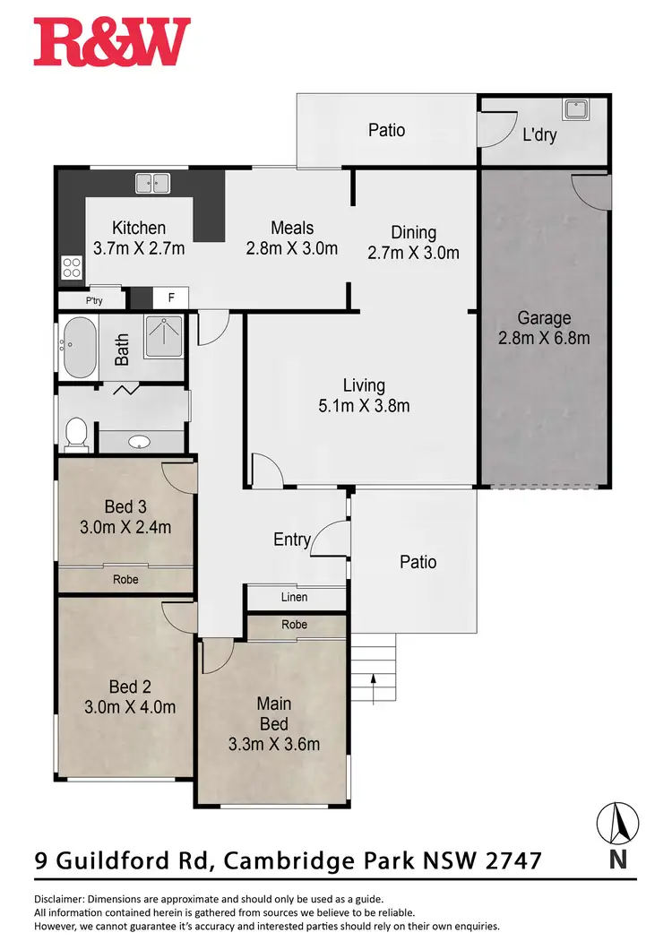 Floorplan of Homely house listing, 9 Guilford Road, Cambridge Park NSW 2747