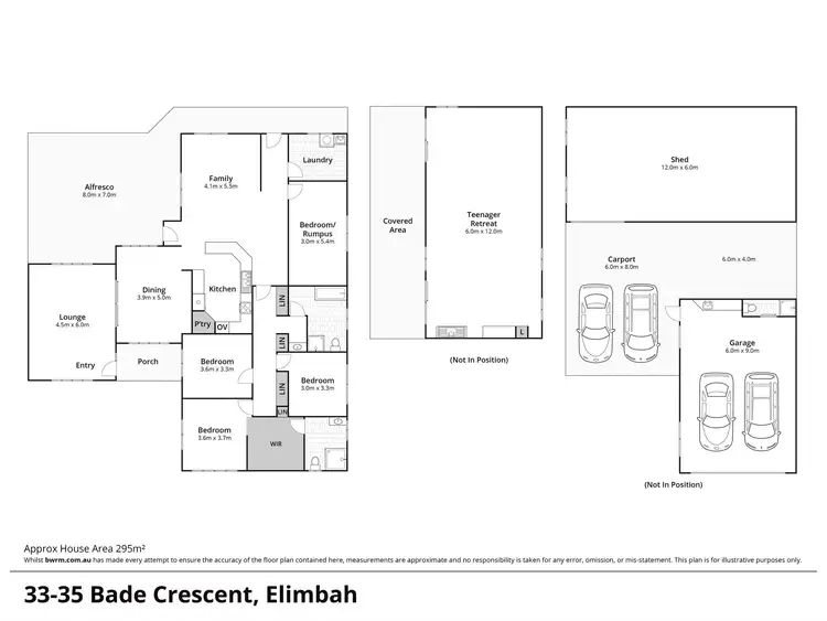 Floorplan of Homely rural property listing, 33-35 Bade Crescent, Elimbah QLD 4516