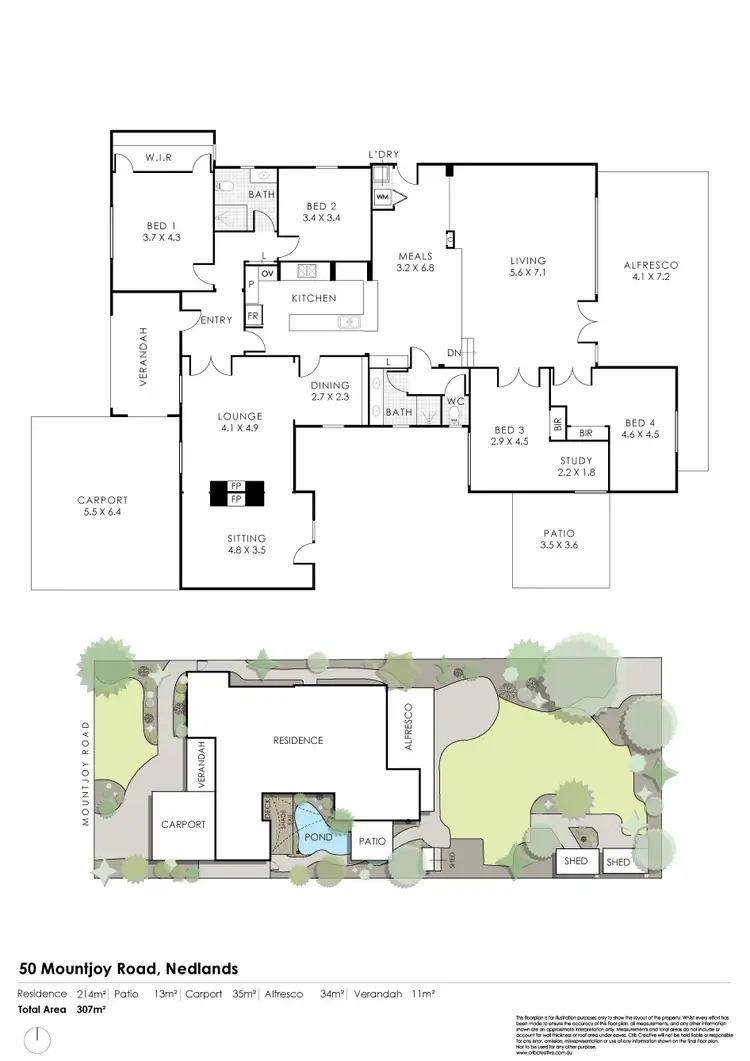 Floorplan of Homely house listing, 50 Mountjoy Road, Nedlands WA 6009