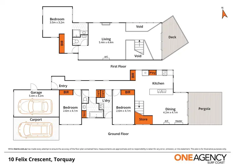 Floorplan of Homely house listing, 10 Felix Crescent, Torquay VIC 3228
