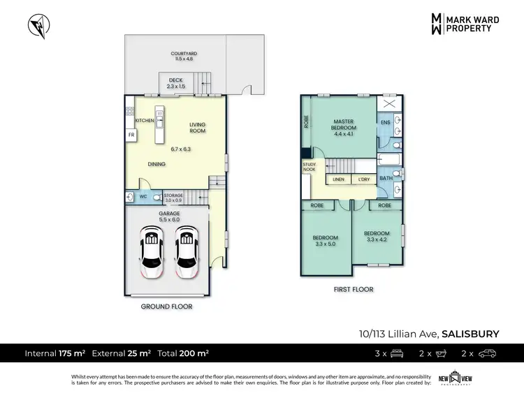 Floorplan of Homely townhouse listing, 10/113 Lillian Avenue, Salisbury QLD 4107