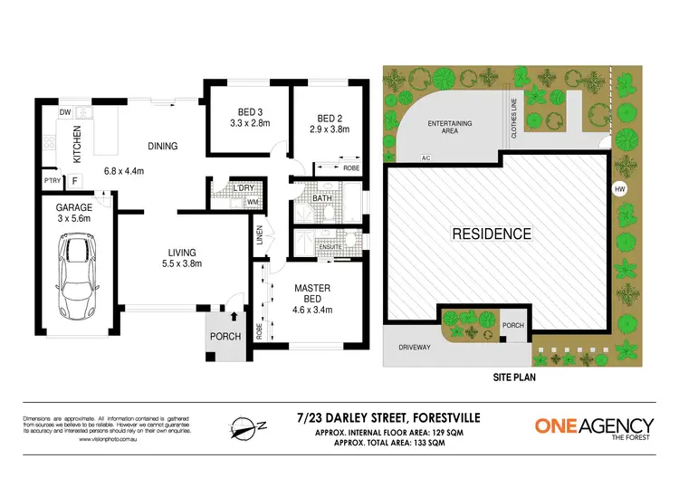 Floorplan of Homely villa listing, 7/23 Darley Street, Forestville NSW 2087