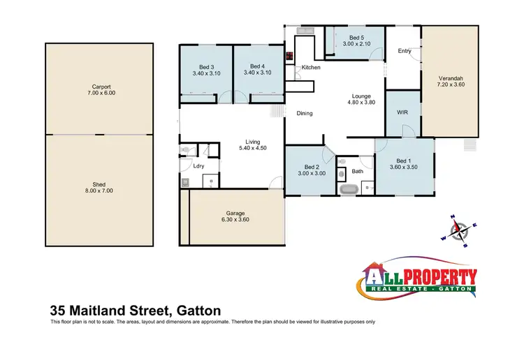 Floorplan of Homely house listing, 35 Maitland Street, Gatton QLD 4343