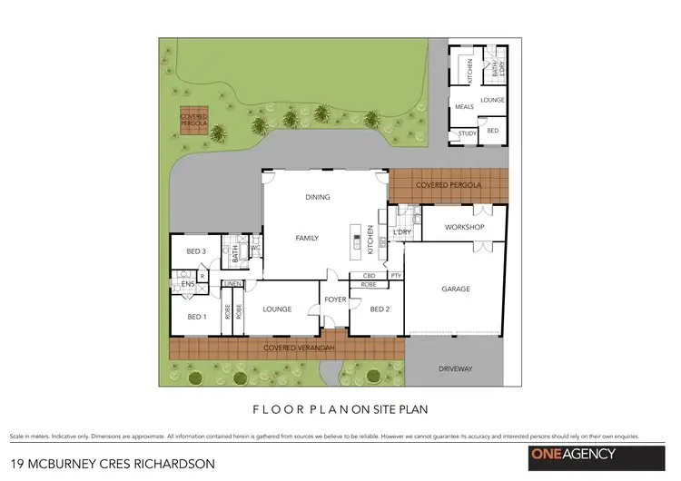 Floorplan of Homely house listing, 19 McBurney Crescent, Richardson ACT 2905