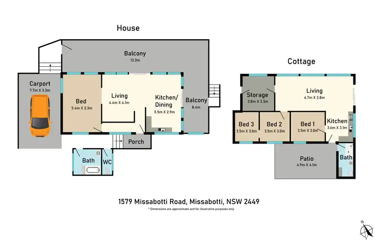 Floorplan of Homely rural property listing, 1579 Missabotti Road, Missabotti NSW 2449