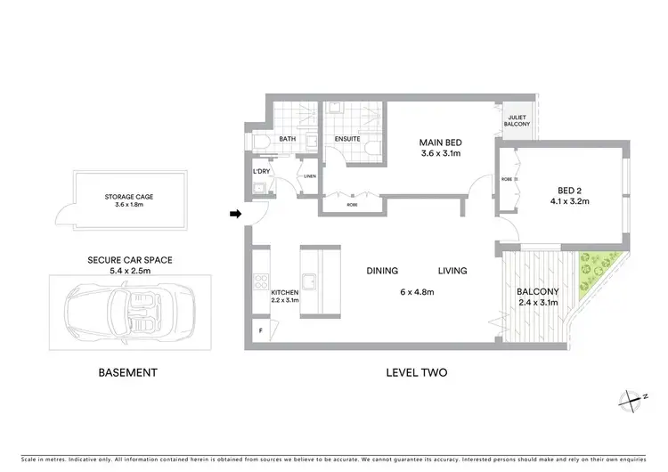 Floorplan of Homely apartment listing, 204/81 Foveaux Street, Surry Hills NSW 2010