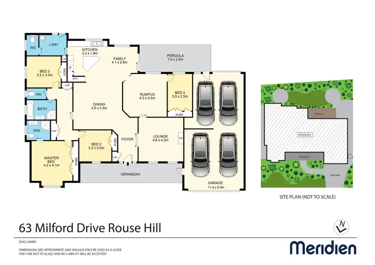 Floorplan of Homely house listing, 63 Milford Drive, Rouse Hill NSW 2155