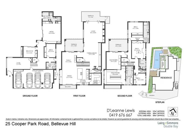 Floorplan of Homely house listing, 25 Cooper Park Road, Bellevue Hill NSW 2023