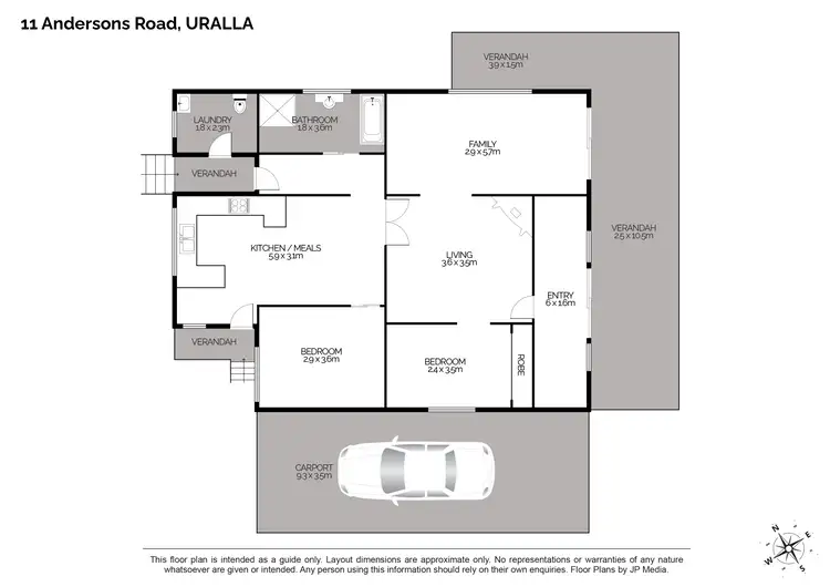 Floorplan of Homely house listing, 11 Andersons Road, Rocky River NSW 2358
