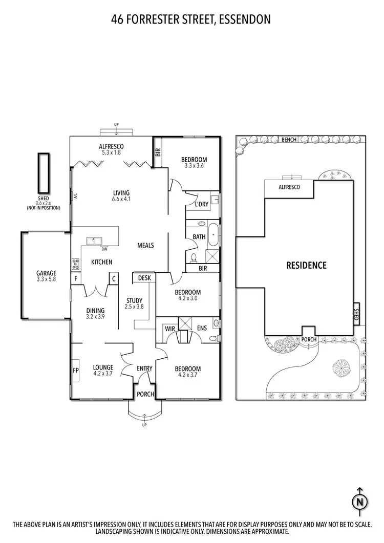 Floorplan of Homely house listing, 46 Forrester Street, Essendon VIC 3040