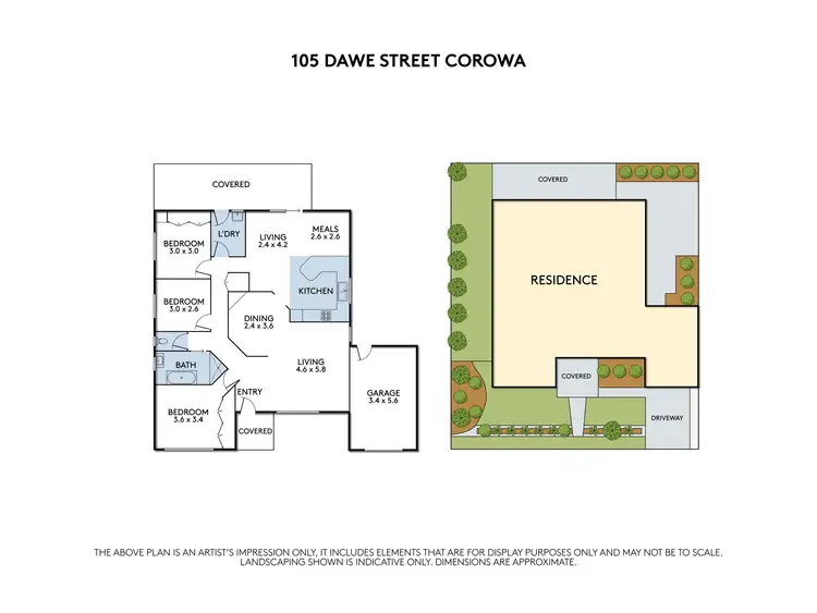 Floorplan of Homely house listing, 105 Dawe Street, Corowa NSW 2646