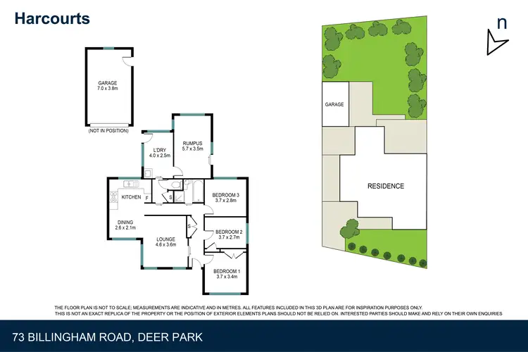Floorplan of Homely house listing, 73 Billingham Road, Deer Park VIC 3023