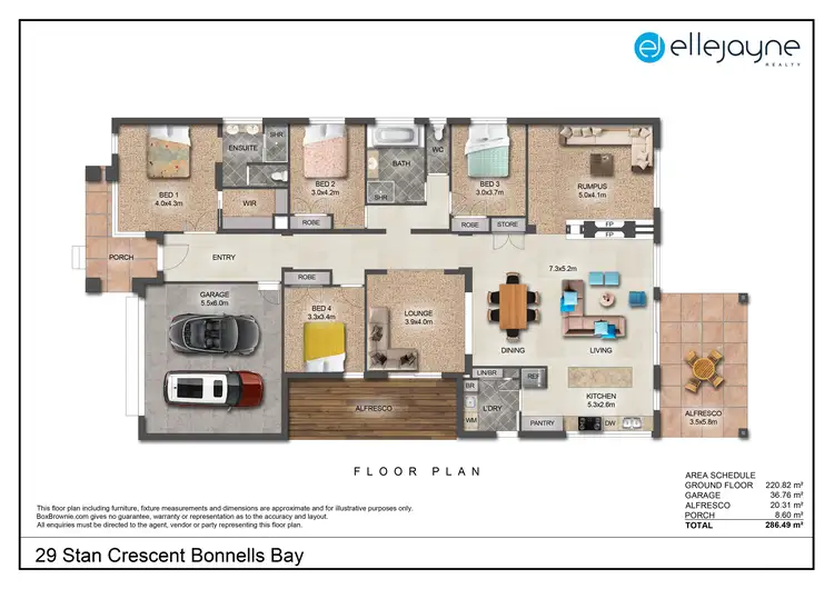 Floorplan of Homely house listing, 29 Stan Crescent, Bonnells Bay NSW 2264