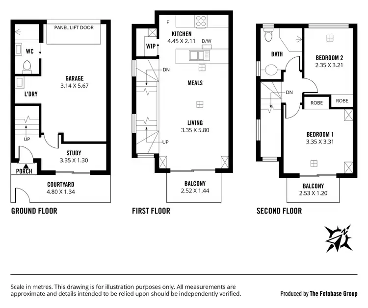 Floorplan of Homely apartment listing, 3/22 Euston Walk, Mawson Lakes SA 5095