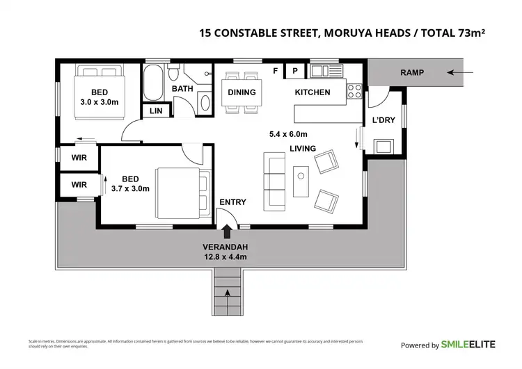 Floorplan of Homely house listing, 15 Constable Street, Moruya Heads NSW 2537