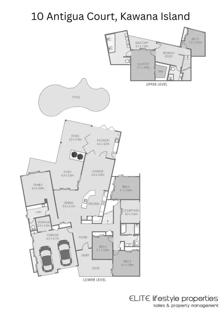 Floorplan of Homely house listing, 10 Antigua Court, Kawana Island QLD 4575