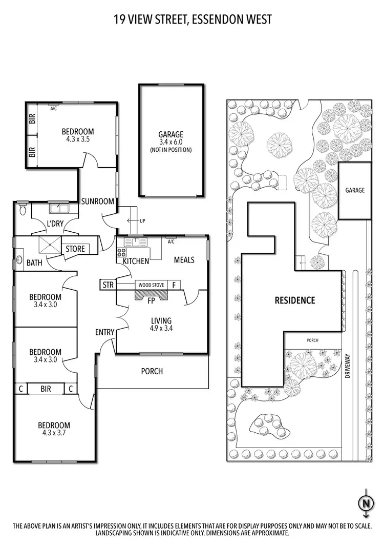 Floorplan of Homely house listing, 19 View Street, Essendon West VIC 3040