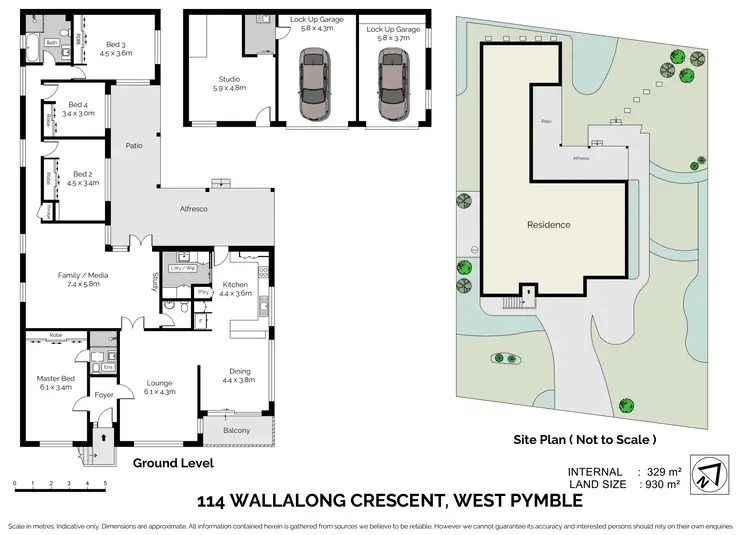 Floorplan of Homely house listing, 114 Wallalong Crescent, West Pymble NSW 2073
