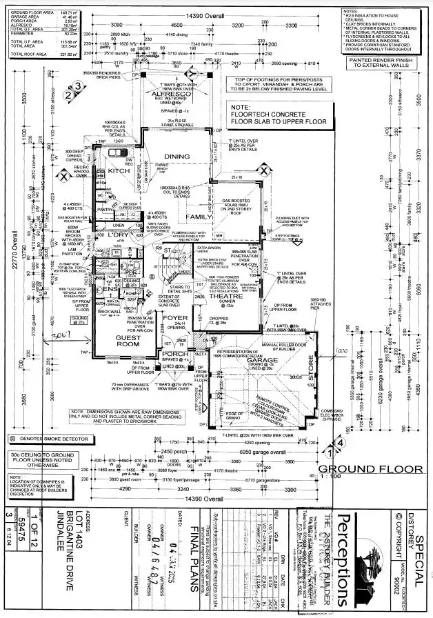 Floorplan of Homely house listing, 1 Brigantine Drive, Jindalee WA 6036