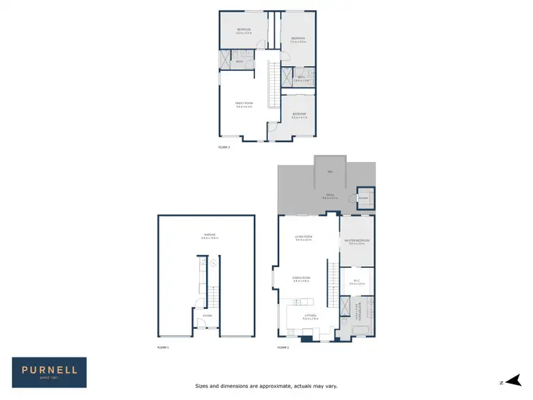 Floorplan of Homely townhouse listing, 7/10 Macleay Street, Turner ACT 2612