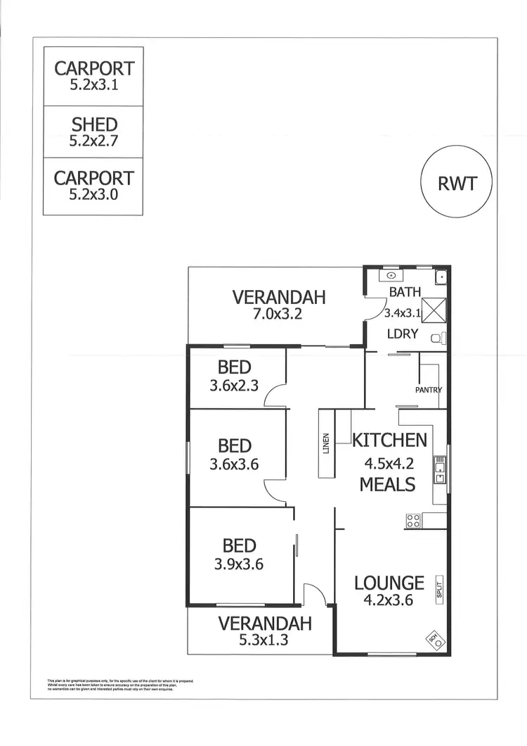 Floorplan of Homely house listing, 8 Beatty Terrace, Murray Bridge SA 5253