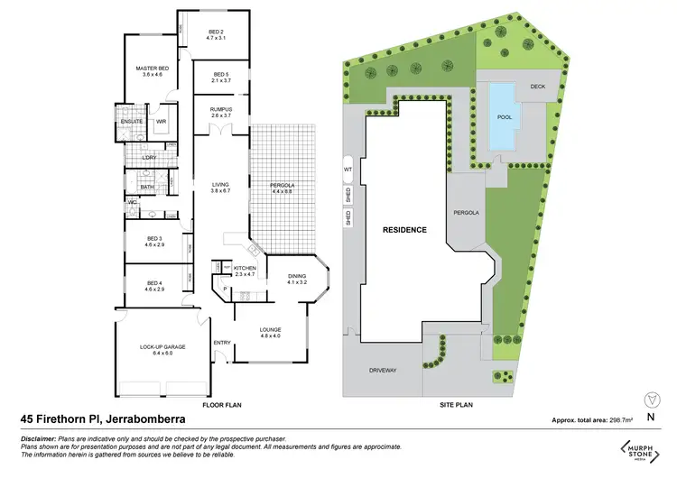 Floorplan of Homely house listing, 45 Firethorn Place, Jerrabomberra NSW 2619