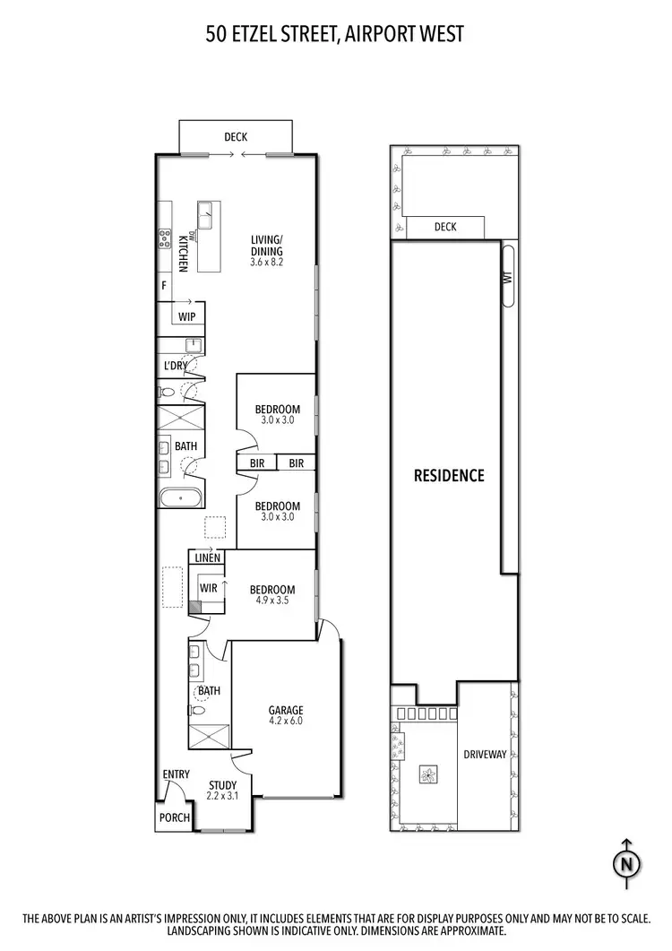 Floorplan of Homely house listing, 50 Etzel Street, Airport West VIC 3042