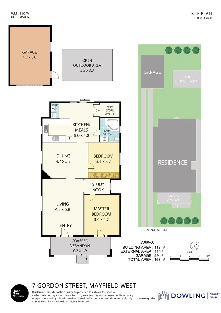 Floorplan of Homely house listing, 7 Gordon Street, Mayfield West NSW 2304