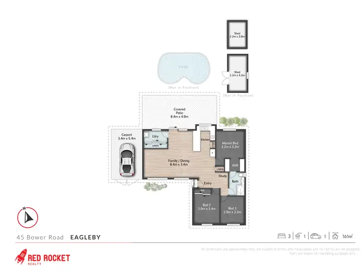 Floorplan of Homely house listing, 45 Bower Road, Eagleby QLD 4207