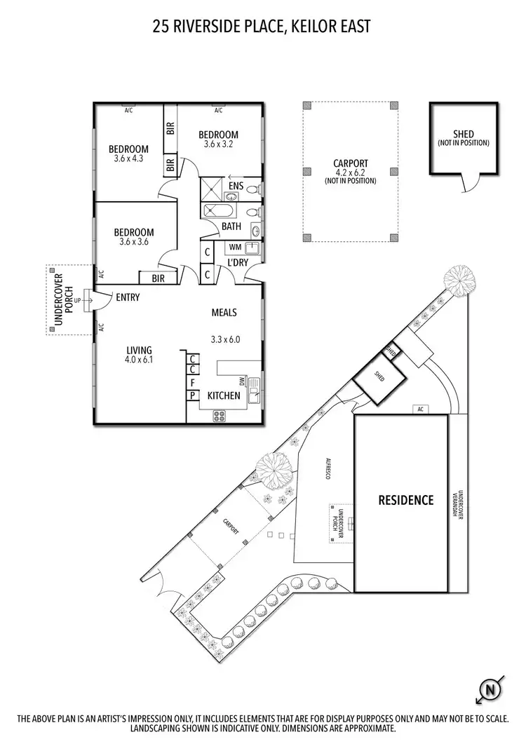 Floorplan of Homely house listing, 25 Riverside Place, Keilor East VIC 3033