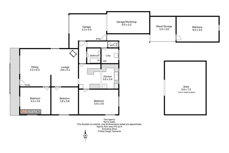 Floorplan of Homely house listing, 505 Mengha Road, Forest TAS 7330
