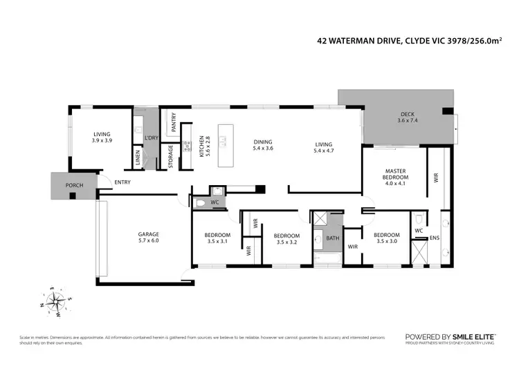 Floorplan of Homely house listing, 42 Waterman Drive, Clyde VIC 3978