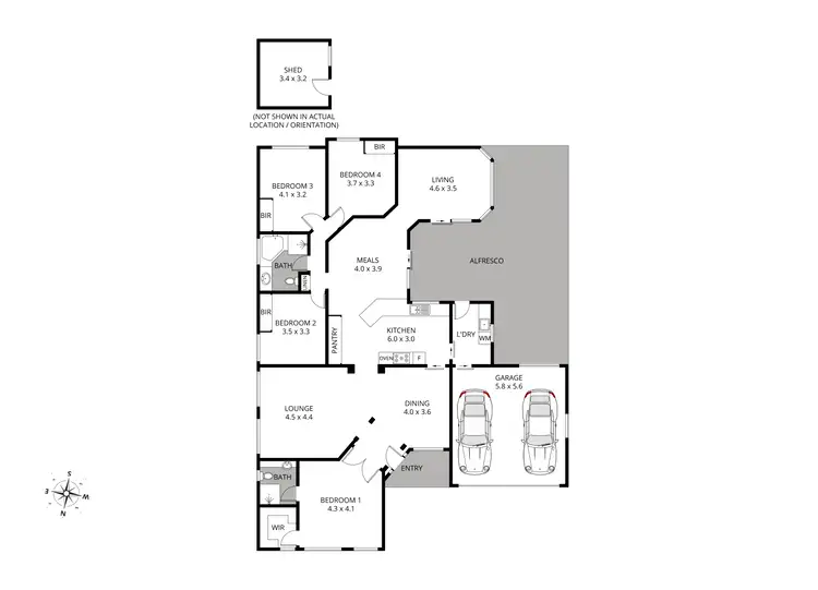 Floorplan of Homely house listing, 3 Hennesy Street, Flinders NSW 2529