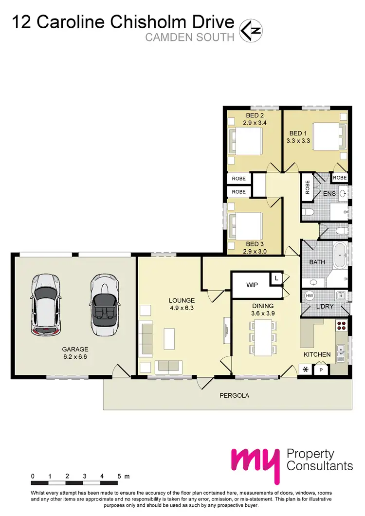 Floorplan of Homely house listing, 12 Caroline Chisholm Drive, Camden South NSW 2570
