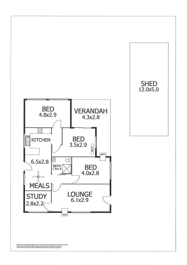 Floorplan of Homely house listing, 13 Graetz Street, Murray Bridge SA 5253