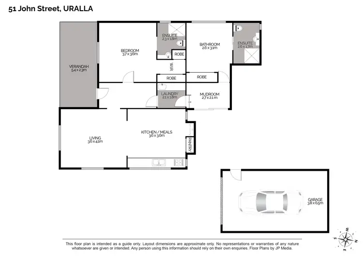Floorplan of Homely house listing, 51 John Street, Uralla NSW 2358
