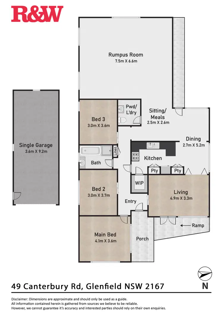 Floorplan of Homely house listing, 49 Canterbury Road, Glenfield NSW 2167