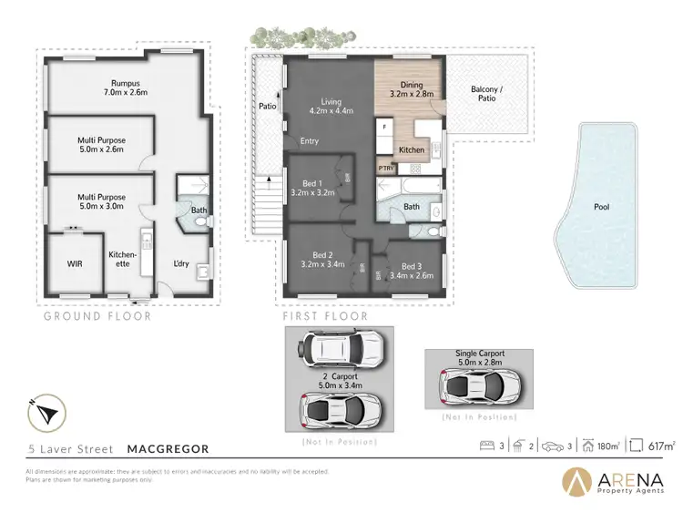 Floorplan of Homely house listing, 5 Laver Street, Macgregor QLD 4109