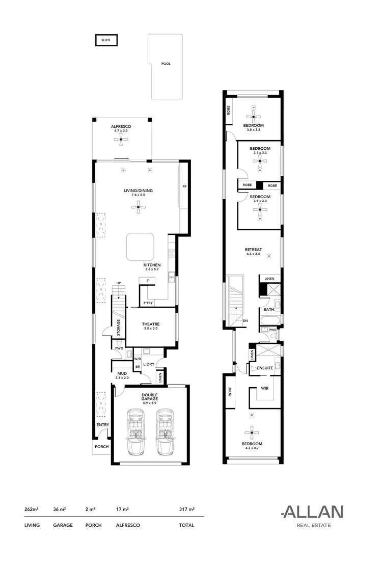 Floorplan of Homely house listing, 41 Oleander Street West, South Brighton SA 5048