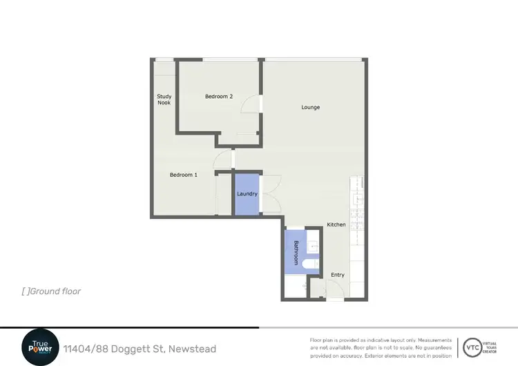 Floorplan of Homely apartment listing, 11404/88 Doggett Street, Newstead QLD 4006