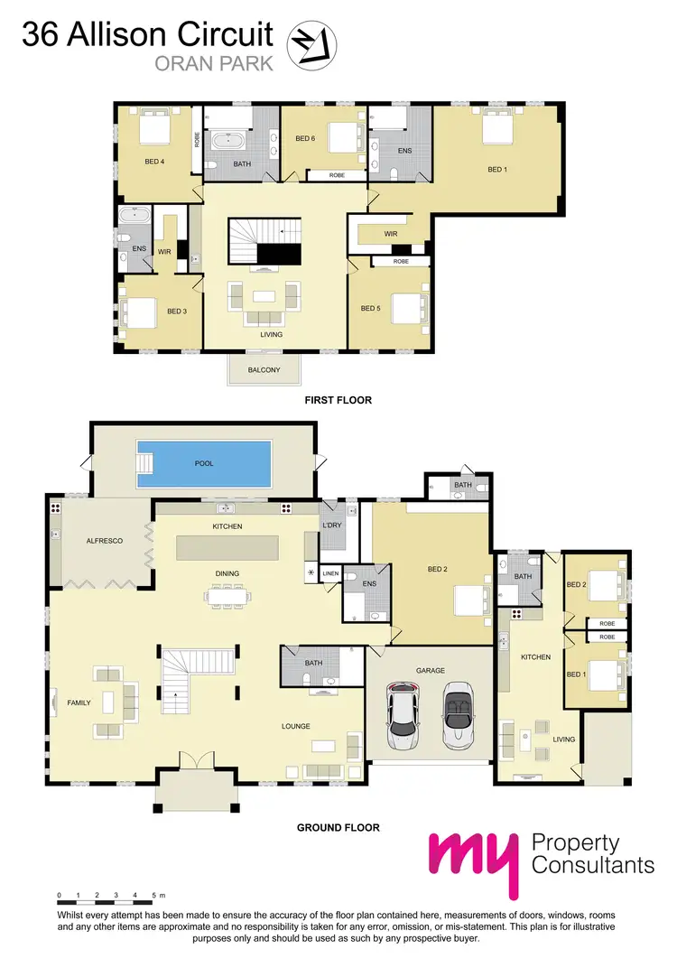 Floorplan of Homely house listing, 36 Allison Circuit, Oran Park NSW 2570