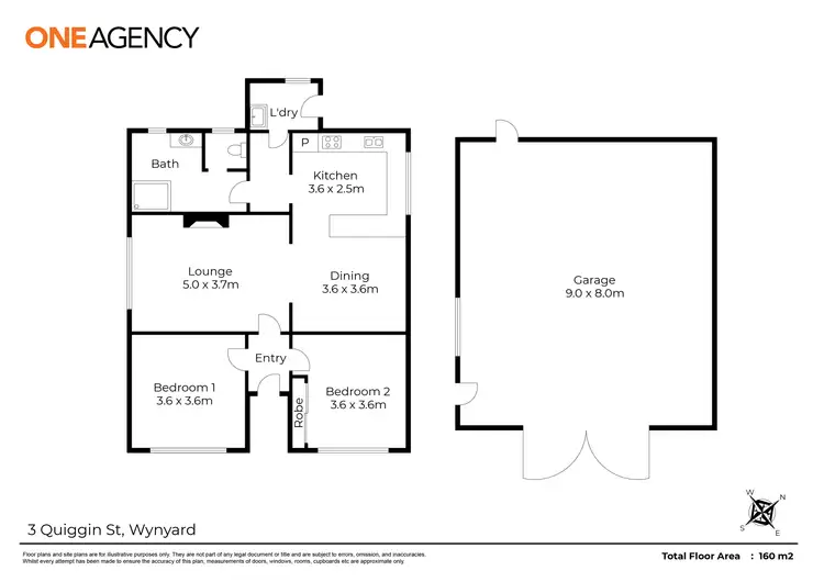 Floorplan of Homely house listing, 3 Quiggin Street, Wynyard TAS 7325
