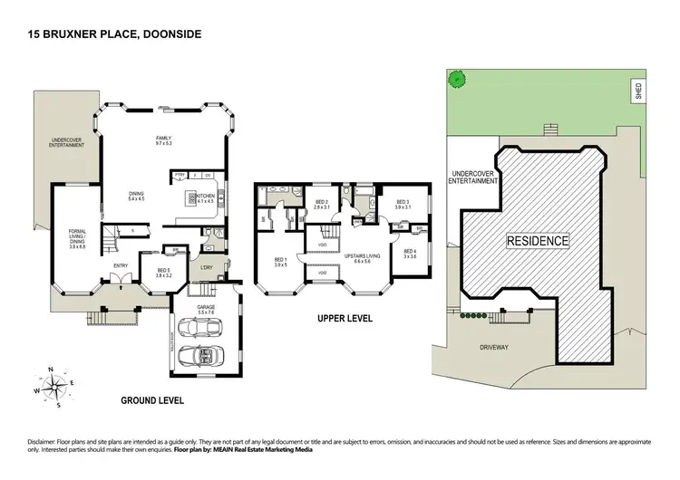 Floorplan of Homely house listing, 15 Bruxner Place, Doonside NSW 2767