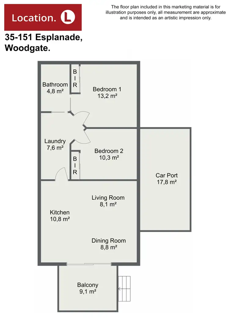 Floorplan of Homely villa listing, 35/151-152 Esplanade, Woodgate QLD 4660