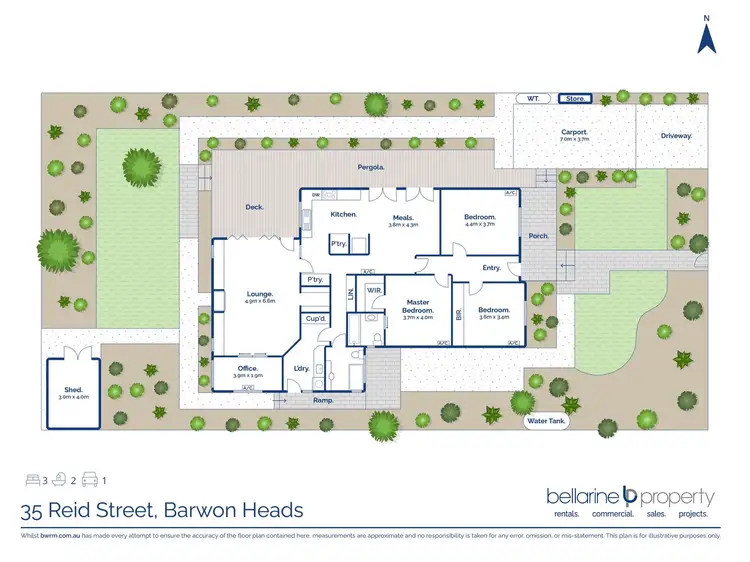 Floorplan of Homely house listing, 35 Reid Street, Barwon Heads VIC 3227