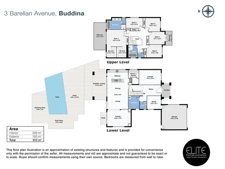Floorplan of Homely house listing, 3 Barellan Avenue, Buddina QLD 4575
