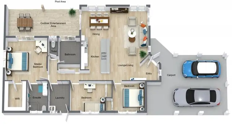 Floorplan of Homely house listing, 4 Castaways Close, Kewarra Beach QLD 4879