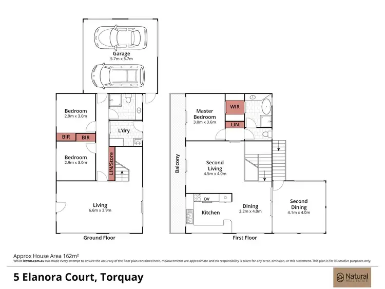 Floorplan of Homely house listing, 5 Elanora Court, Torquay VIC 3228