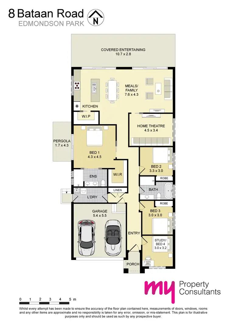 Floorplan of Homely house listing, 8 Bataan Road, Edmondson Park NSW 2174