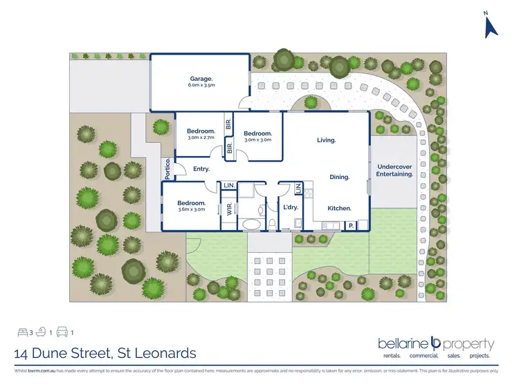 Floorplan of Homely house listing, 14 Dune Street, St Leonards VIC 3223